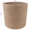 Zestaw doniczek 2 pcs naturalny Ø 21 x 21 cm 100% Juta Tossa
