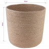 Zestaw doniczek 2 pcs naturalny Ø 28 x 28 cm 100% Juta Tossa