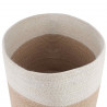 Zestaw doniczek 2 pcs Naturalne i białe Ø 28 x 28 cm