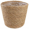 Kosze na rośliny z trawy morskiej 3 pcs naturalny Ø26 x 19 cm