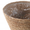 Kosze na rośliny z trawy morskiej 3 pcs naturalny Ø26 x 19 cm
