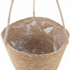 Kosze na rośliny z trawy morskiej 3 pcs naturalny Ø26 x 19 cm
