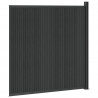 Panel ogrodzeniowy WPC i aluminium Czarny