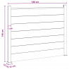Panel ogrodzeniowy WPC i aluminium Czarny