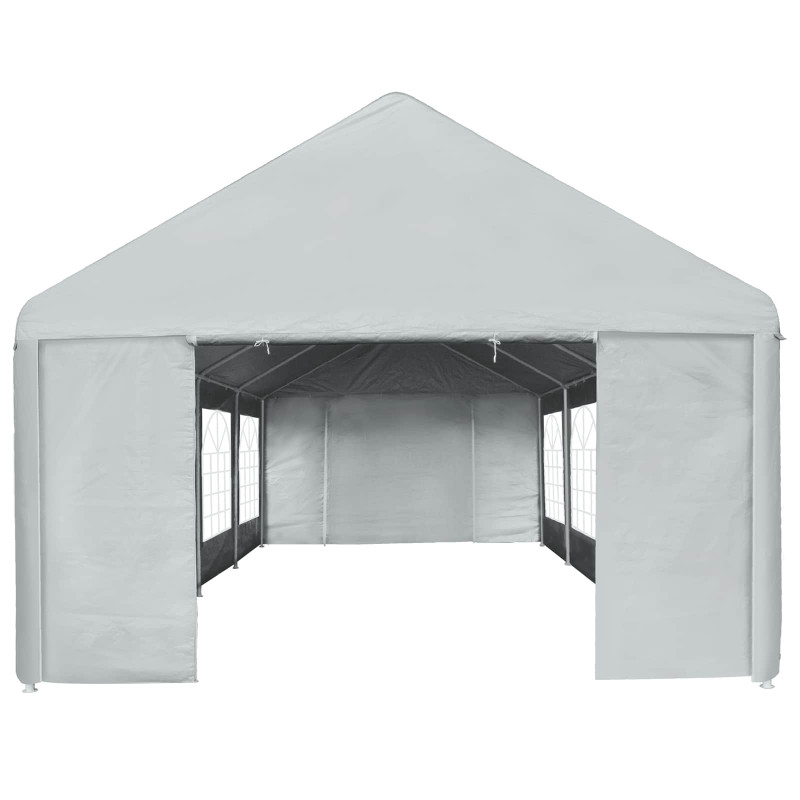 Materiał namiotowy bez stelaża Szary 8 x 4 m PE