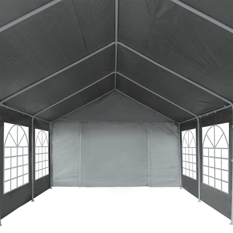 Materiał namiotowy bez stelaża Szary 8 x 4 m PE