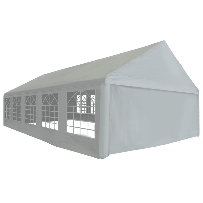Materiał namiotowy bez stelaża Szary 10 x 5 m PE