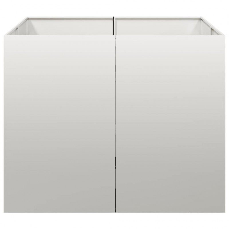 Doniczka 100x100x80 cm Stal nierdzewna