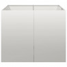 Doniczka 100x100x80 cm Stal nierdzewna