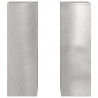 Stojak na rośliny 2 pcs Srebrny 24 x 24 x 75 cm stal nierdzewna
