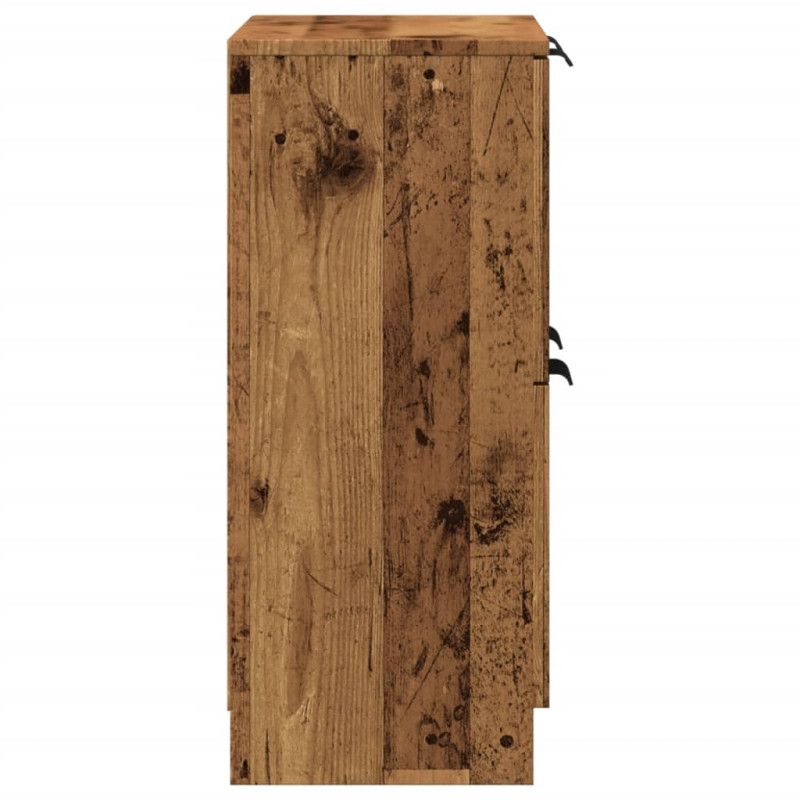 Szafka, stare drewno, 60x30x70 cm, materiał drewnopochodny