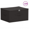 Skrzynia do przechowywania 24 pcs antracytowy 50 x 30 x 25 cm