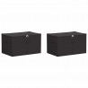 Skrzynia do przechowywania 2 pcs antracytowy 55 x 35 x 32 cm