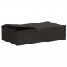 Skrzynia do przechowywania 6 pcs antracytowy 70 x 40 x 18 cm