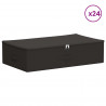 Skrzynia do przechowywania 24 pcs antracytowy 70 x 40 x 18 cm