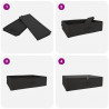 Skrzynia do przechowywania 24 pcs antracytowy 70 x 40 x 18 cm