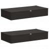 Skrzynia do przechowywania 2 pcs antracytowy 90 x 48 x 15 cm