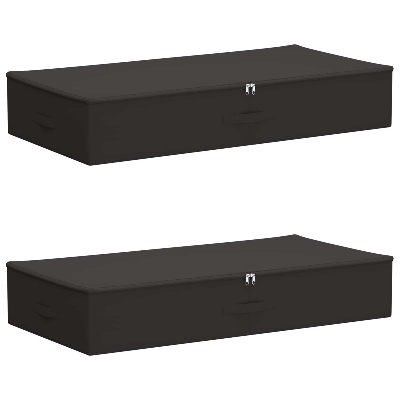 Skrzynia do przechowywania 2 pcs antracytowy 100 x 50 x 18 cm