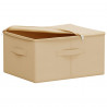 Skrzynia do przechowywania 6 pcs kremowy 43 x 34 x 23 cm