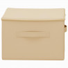 Skrzynia do przechowywania 6 pcs kremowy 43 x 34 x 23 cm