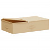 Skrzynia do przechowywania 6 pcs kremowy 70 x 40 x 18 cm
