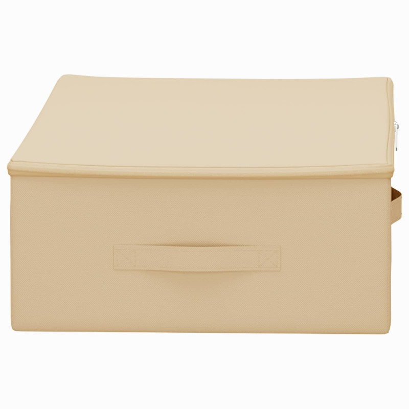 Skrzynia do przechowywania 6 pcs kremowy 70 x 40 x 18 cm