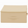 Skrzynia do przechowywania 6 pcs kremowy 70 x 40 x 18 cm