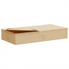 Skrzynia do przechowywania 24 pcs kremowy 100 x 50 x 18 cm