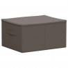 Skrzynia do przechowywania 6 pcs Szary 43 x 34 x 23 cm Włóknina