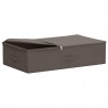 Skrzynia do przechowywania 6 pcs Szary 70 x 40 x 18 cm Włóknina