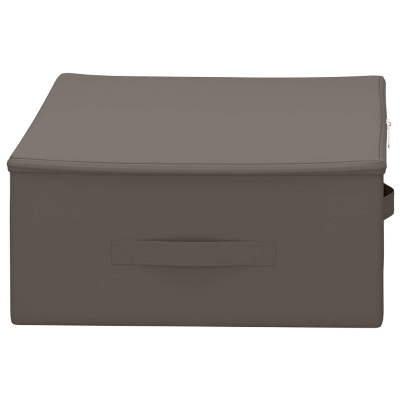 Skrzynia do przechowywania 24 pcs Szary 70 x 40 x 18 cm