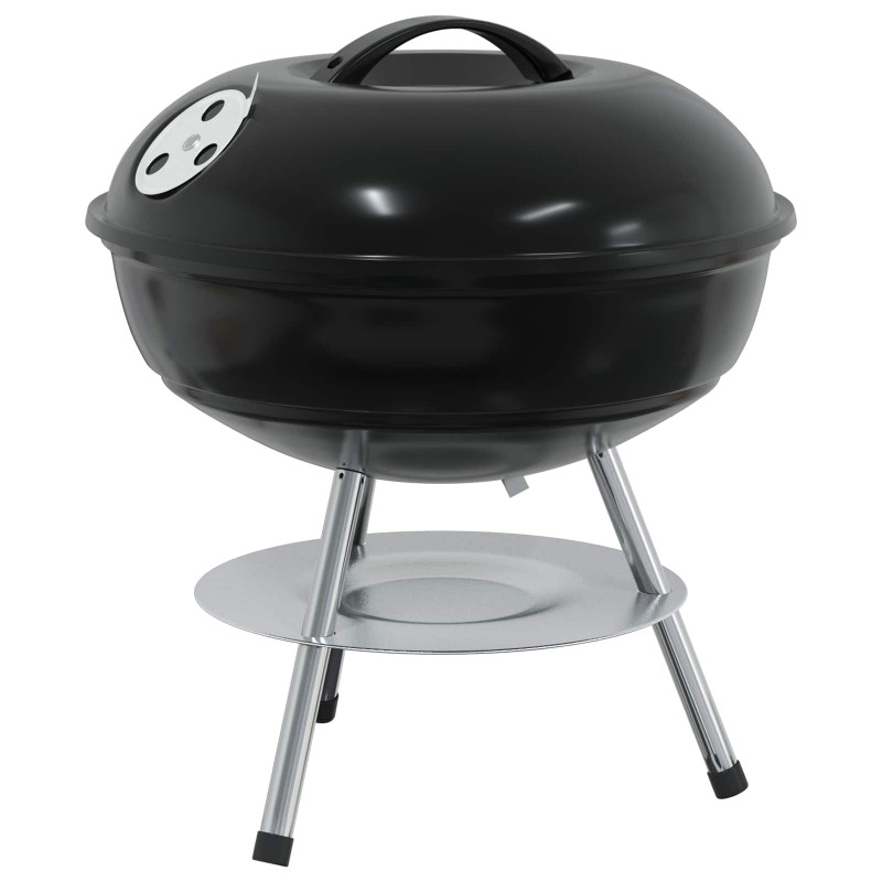 Grill węglowy Czarny 36,5 x 36,5 x 40 cm