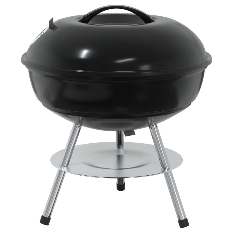 Grill węglowy Czarny 36,5 x 36,5 x 40 cm