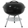 Grill węglowy Czarny 36,5 x 36,5 x 40 cm