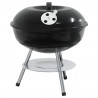 Grill węglowy Czarny 36,5 x 36,5 x 40 cm