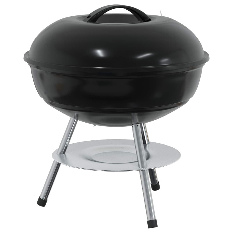 Grill węglowy Czarny 36,5 x 36,5 x 40 cm