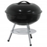 Grill węglowy Czarny 36,5 x 36,5 x 40 cm