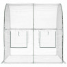 Szklarnia z ramą 160 x 200 x 192,5 cm PVC przezroczysty