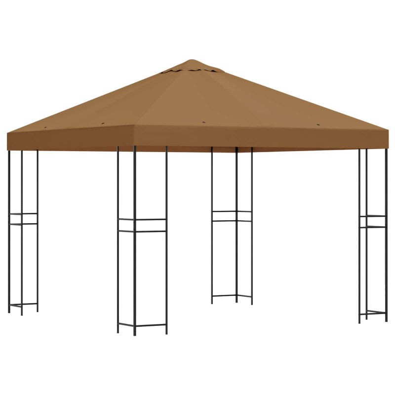 Altana 3 x 3 m Beżowy Poliester i Stal 190 gsm