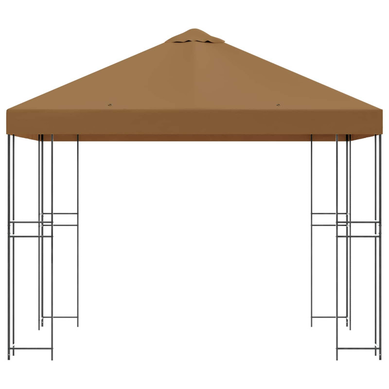 Altana 3 x 3 m Beżowy Poliester i Stal 190 gsm