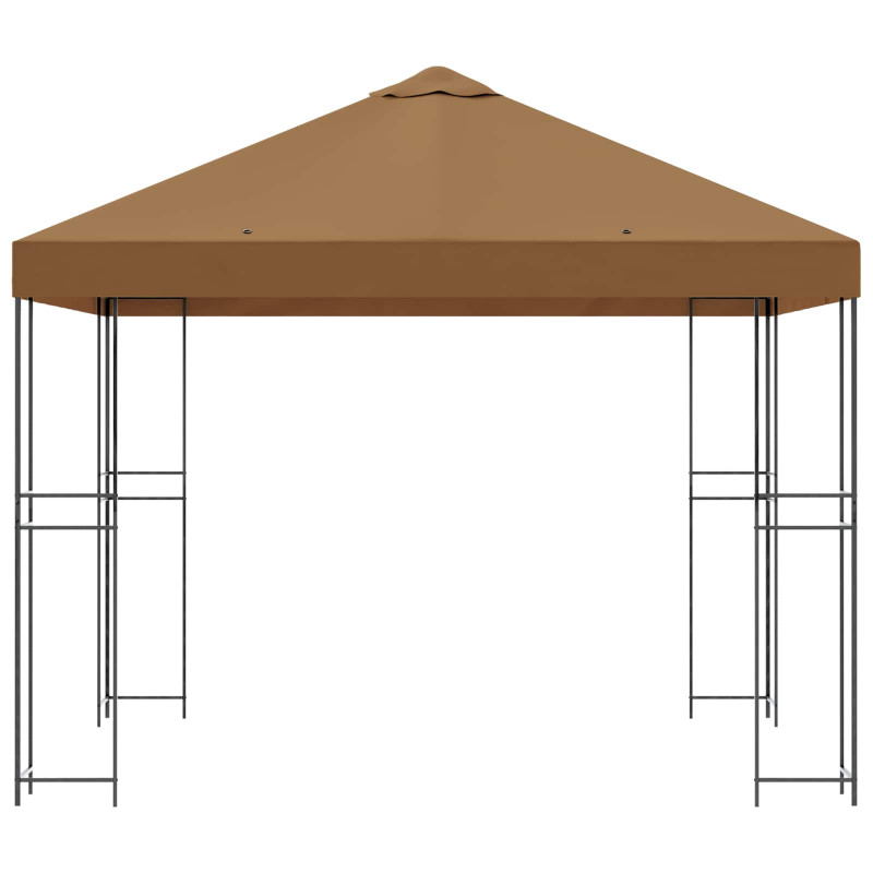 Altana 3 x 3 m Beżowy Poliester i Stal 190 gsm