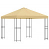 Altana 3 x 3 m kremowy Poliester i Stal 190 gsm
