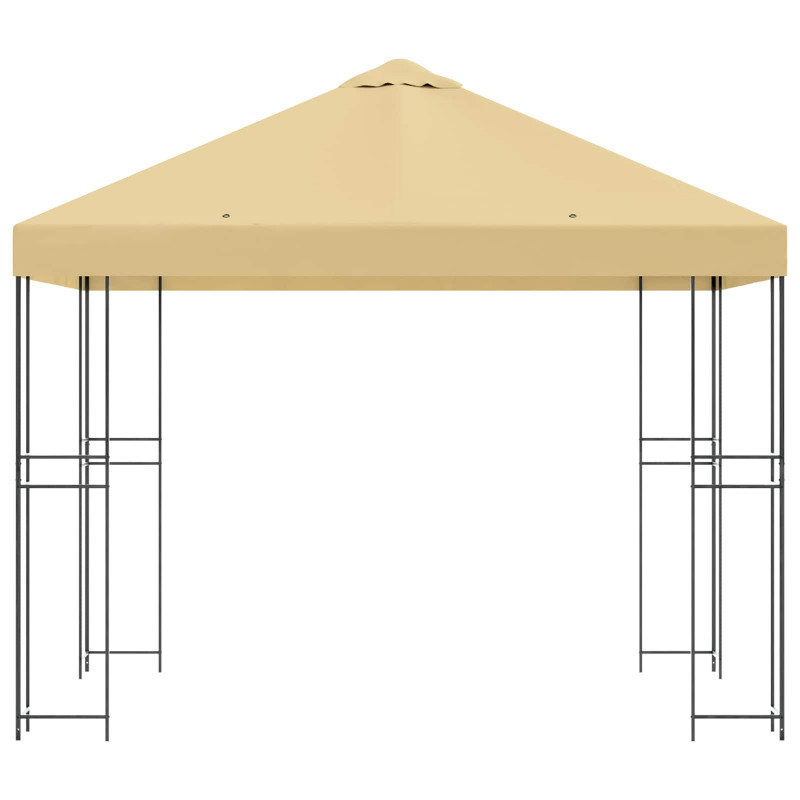 Altana 3 x 3 m kremowy Poliester i Stal 190 gsm