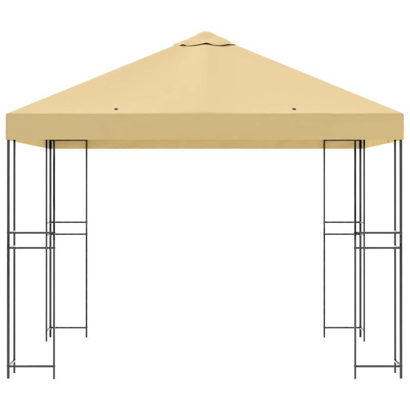 Altana 3 x 3 m kremowy Poliester i Stal 190 gsm