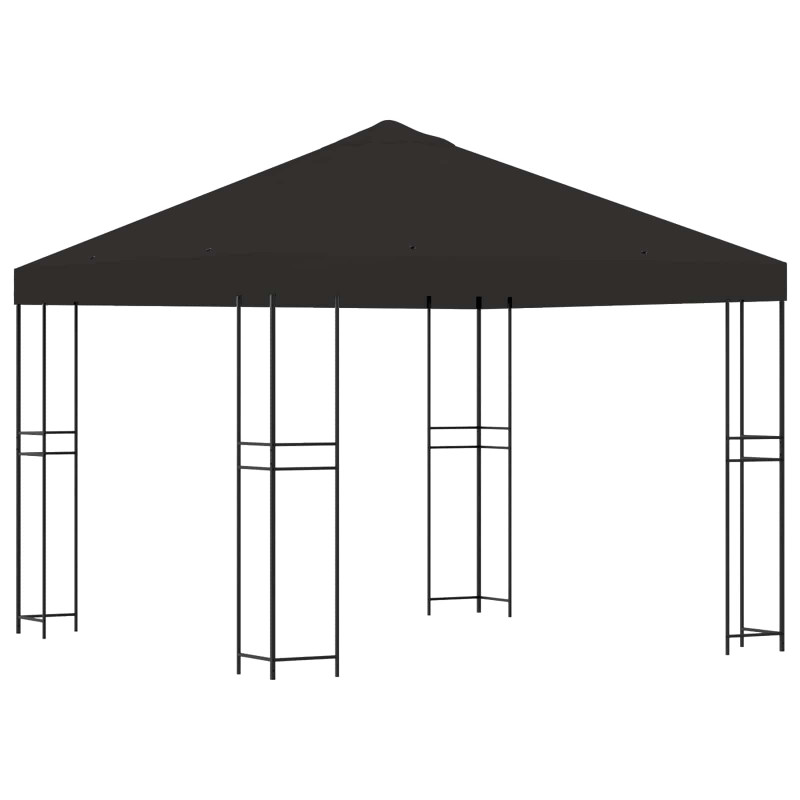 Altana 3 x 3 m antracytowy Poliester i Stal 190 gsm