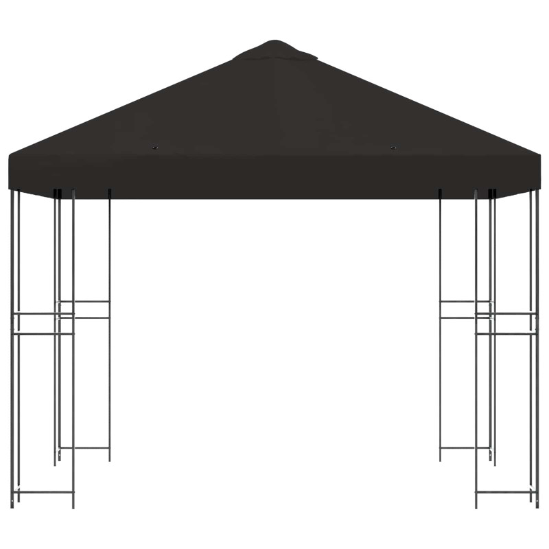 Altana 3 x 3 m antracytowy Poliester i Stal 190 gsm