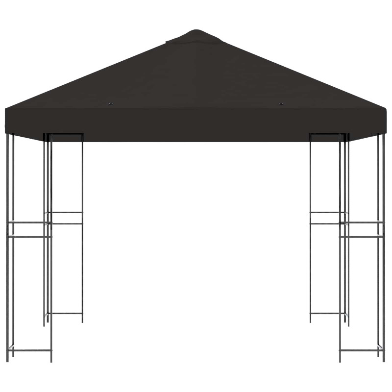 Altana 3 x 3 m antracytowy Poliester i Stal 190 gsm