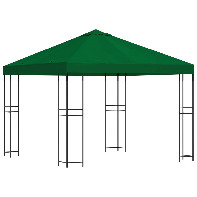 Altana 3 x 3 m zielony Poliester i Stal 190 gsm