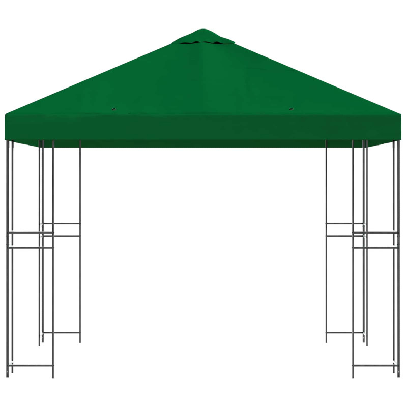 Altana 3 x 3 m zielony Poliester i Stal 190 gsm
