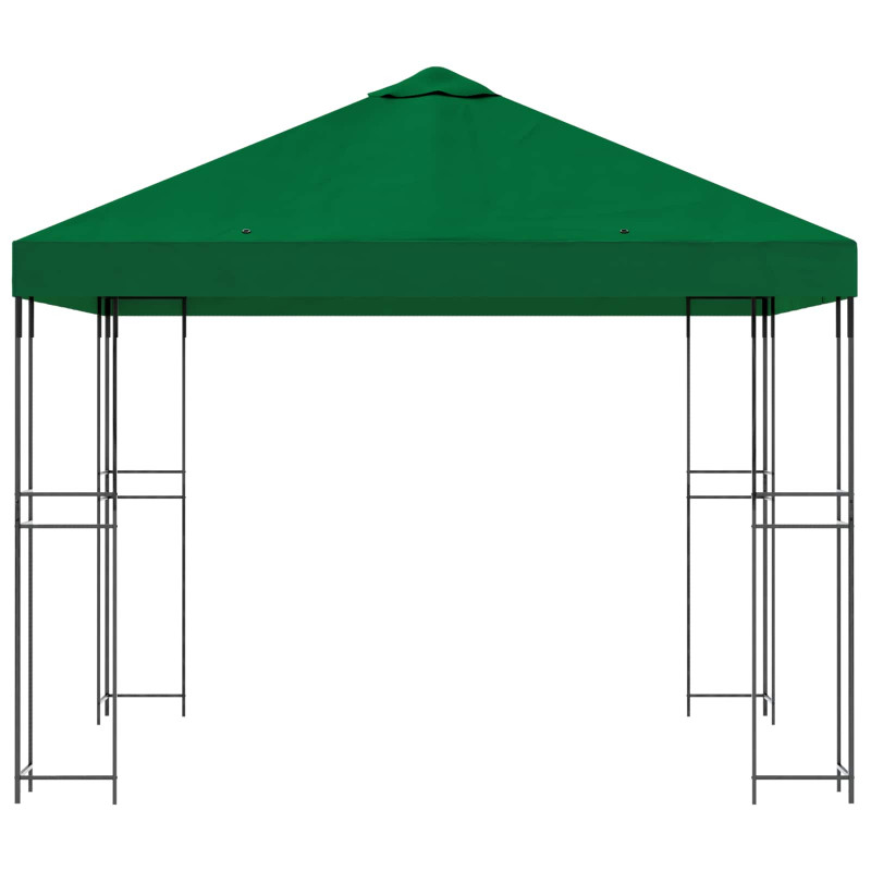 Altana 3 x 3 m zielony Poliester i Stal 190 gsm